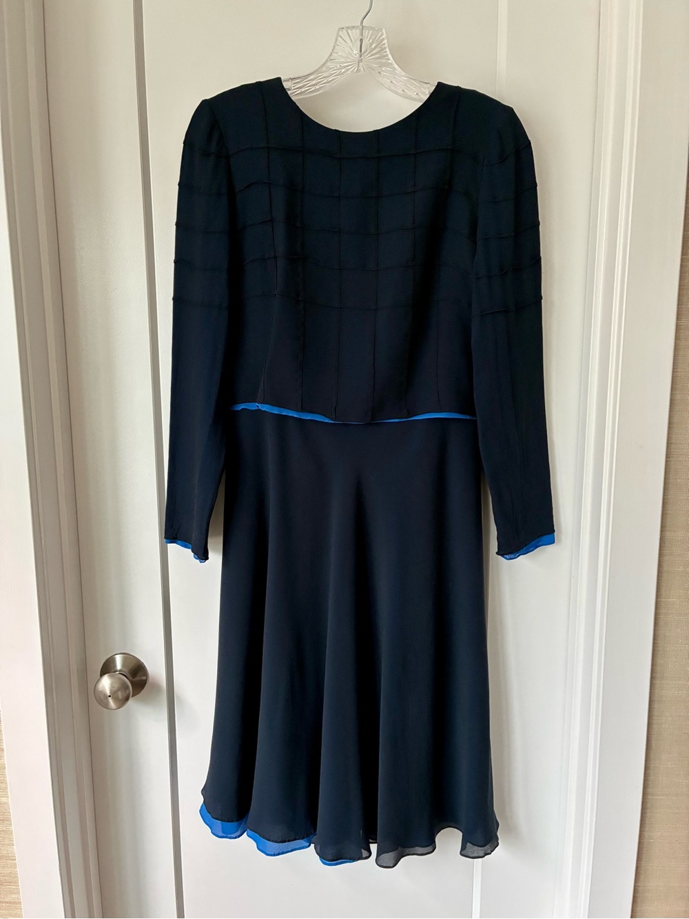 Akris Silk Grid Layered Dress – Made in Switzerland